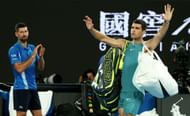 Novak Djokovic and Carlos Alcaraz at the 2025 Australian Open